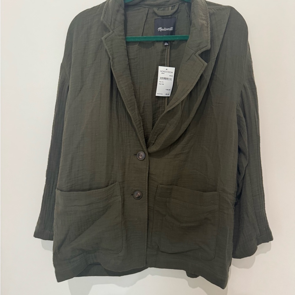 Madewell Dark Olive Blazer